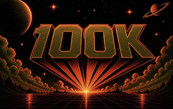 "100K MCAP IN 24HRS. From launch to live players, payouts, and now this. Huge shoutout to everyone who’s been blasting with us from day one."