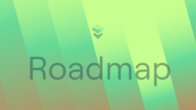 A graphic with a green and yellow gradient background displays a small icon above the word "Roadmap," tying directly to the post's message that the company pulled most of its August roadmap forward for a June release.