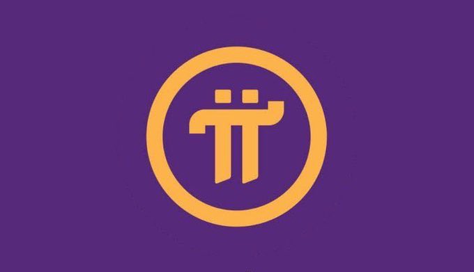 The image shows the Pi Network logo, featuring a stylized orange "π" symbol enclosed in a circle against a purple background. It relates to the post by promoting a "$PI username" referral/aird opportunity, tying the visual branding of the Pi cryptocurrency to the airdrop campaign being advertised.