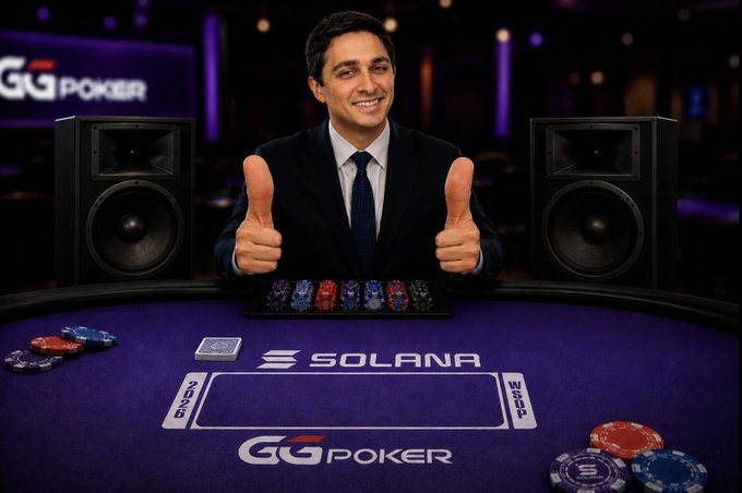 "The World Series of Poker. Now dealt by Solana.x.com/solana/status/..."