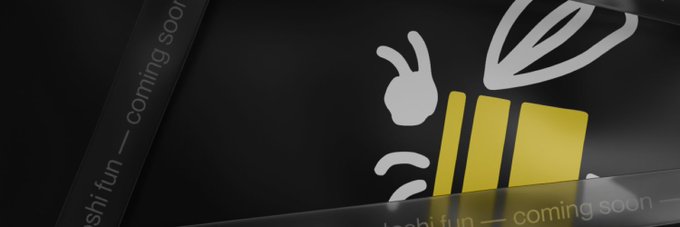 A dark graphic featuring a stylized yellow bar chart character with rabbit ears giving a thumbs up, with 'coming soon' text visible along the edges.