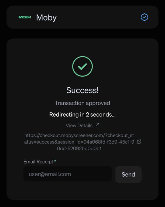 !"Tiny is now upgraded to @mobyagent pro".