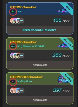 The image features a table with several rows of data, most likely an inventory list for athletic footwear items such as sneakers. The text indicates that there are five different types of Stepn Go Sneakers available, each having varying levels of rarity or popularity among their customers. A user's name is also displayed in the table, along with an estimated price for one of these sneakers. This information allows the customer to understand which sneaker suits them best and what their budget might be for this particular item. The image is described as being part of a post about Stepn Go Sneakers, indicating that it may be related to purchasing or selling athletic footwear online.
