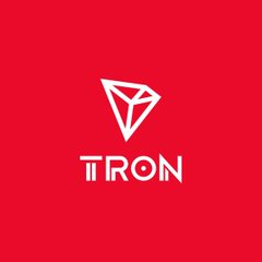 The image displays the red and white TRON (TRX) logo, with the article announcing Canary Capital's launch of the first US-based staked Tron ETF under the ticker TRXS.