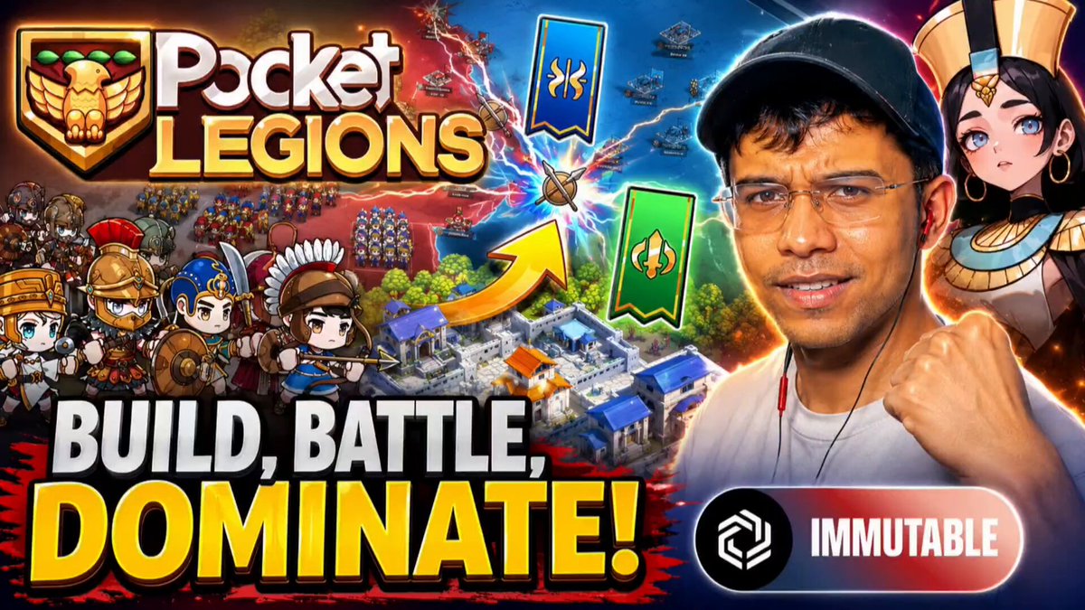 The image features a promotional poster for the game Pocket Legion, which offers a free pack of 300 speed ups with a special "Day 1" promotion available from June 18th through May 31st. The main attraction being the chance to dominate! Players can start the game immediately and begin collecting power-ups at an impressive pace using the provided money-back guarantee. A player's starting level is also included in the offer, offering a sense of competitiveness and progression within the game.