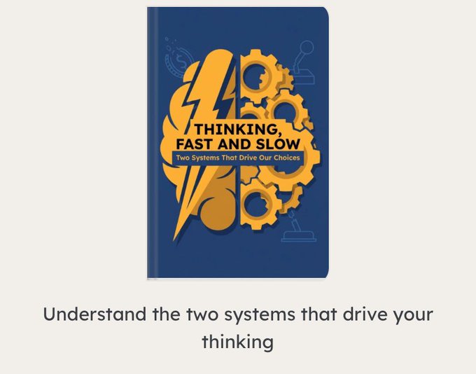 The image shows the book cover of "Thinking, Fast and Slow" by Daniel Kahneman, with the subtitle "Two Systems That Drive Our Choices," accompanied by the caption "Understand the two systems that drive your thinking."

The post's message about questioning what you're building in web3 relates to the image by encouraging deeper, deliberate thinking (System 2) about value creation and ownership, rather than rushing with assumptions—just as Kahneman's book emphasizes the importance of engaging slow, analytical thinking before making important decisions.