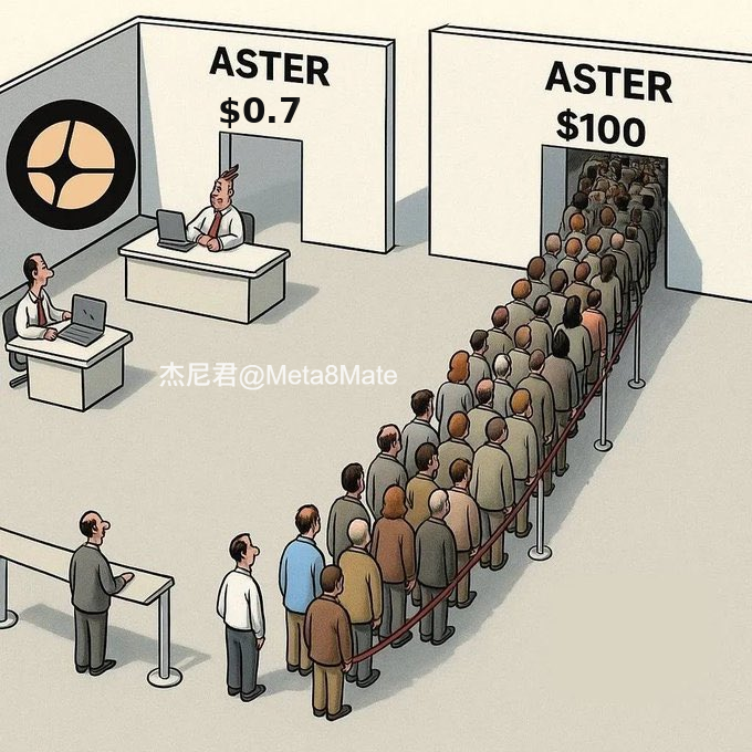 The image shows a long line of people waiting in front of two doors with different prices for $0.67 and $0.79, which are associated with different companies or businesses. A man wearing a tie stands behind this crowd, possibly representing one of the companies involved. The caption at the bottom explains that it is a post about the different values of these companies and that it is all based on an alternate reality where people's worth is determined by how much money they have in their bank account.