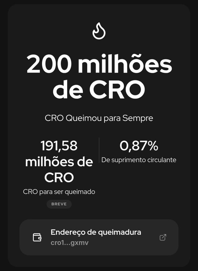 The image features a black background with white text, including numbers and words written in Spanish. The text appears to be about a new app called CronosApp that will be available soon, as well as a new buy back program for Cronos. The post suggests that users should focus on the upcoming release of these programs.