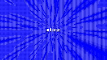 The image features a blue background with white text that reads "base" at the top of the screen. Below this, there are three lines of text that read "The future of Web3 is being built on strong foundations." The text also includes an image of a computer monitor and a keyboard, suggesting that the content may be related to technology or digital platforms.