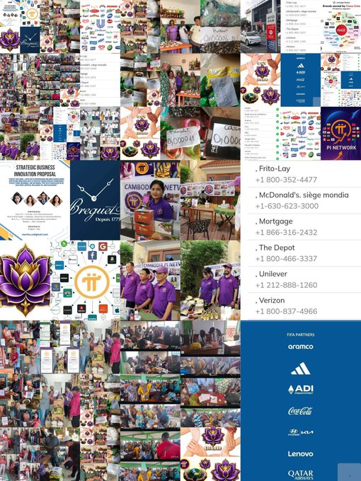 The image features a collage of various photos, logos, and text related to the global community's support for the Girl Child Education initiative. The collage includes images of people from different countries participating in Pi-based economic activities, as well as logos representing organizations like GCV Education and others. The post emphasizes the importance of education for girls worldwide and highlights how communities are coming together to support this cause.