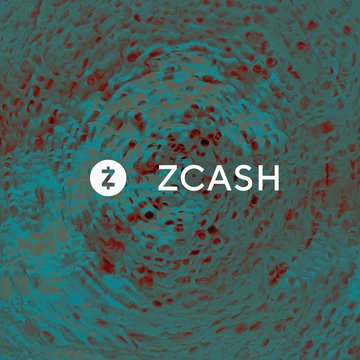 The image displays the Zcash logo and the ticker "ZCASH" in white text over a textured, swirling teal and maroon background. This visual branding accompanies news about Fortitude, a Zcash miner, which produced nearly 73,000 $ZEC in the first half of 2026 and is preparing to go public through a merger with HeartSciences under new CEO Jaime Leverton.