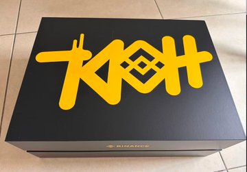 A black Bigabox subscription box featuring the yellow 'TUFF' graffiti-style logo on the lid.