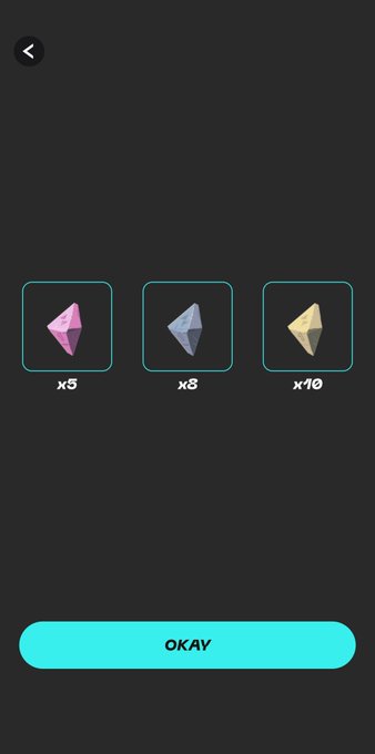 The image shows a phone screen with three different icons displayed, each representing a step in a game or puzzle. The first icon is a pink triangle, the second one is a yellow triangle, and the third one is a purple triangle. The text on the screen reads "Oops!!! I think they find out my plan 2 level 4 boxes and no mystery raw stones... #stepn #stepngo". This suggests that someone has encountered an unexpected challenge or obstacle in their game or puzzle, possibly involving the use of these three different colored shapes as clues.