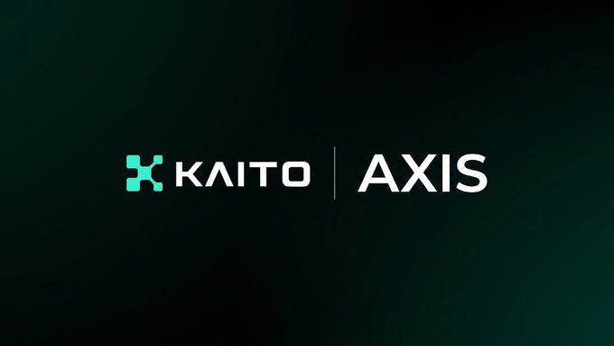 A logo on a dark green background features a teal icon next to the text 'KAITO | AXIS'.