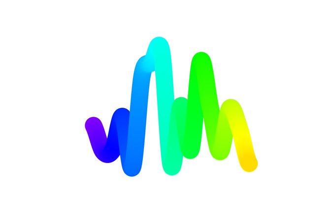 The Spoores app logo, featuring a stylized colorful sound wave, is displayed on a white background.