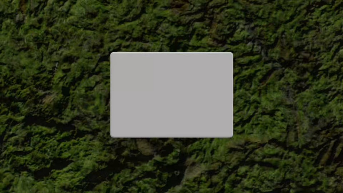 The image shows an empty white square with a gray border, placed against a background of green mossy rocks. The caption reads "Bridges were a temporary solution The real challenge is interoperability without moving assets around. @WireNetwork introduces a different model: → Assets stay on their native chain → Ownership is abstracted → Liquidity becomes universal A Universal Transaction Layer UTL".