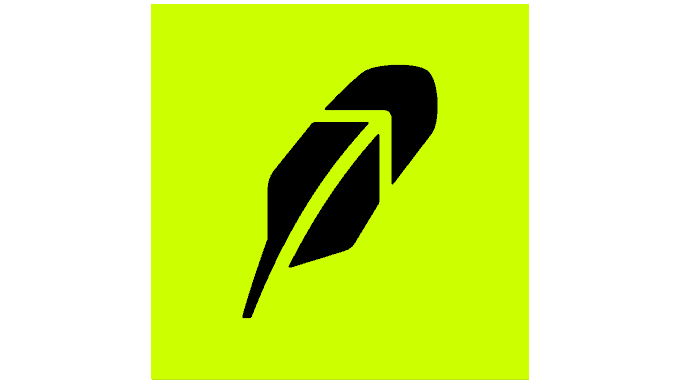 A stylized black feather quill icon sits on a bright chartreuse-yellow square background. The image visually represents the concept of "writing" or "drafting," symbolizing how Robinhood Chain is expanding Ethereum's reach and bringing tokenized assets to a global audience, reinforcing the bullish case for $ETH.