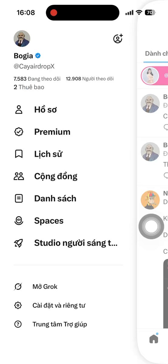 The image shows a phone screen with a message displayed, which reads "Đôi lời tâm sự cùng anh em mới tham gia PAY X !" The text is in Vietnamese and it appears to be a conversation between two people. One person has sent the message, while the other has not yet replied.