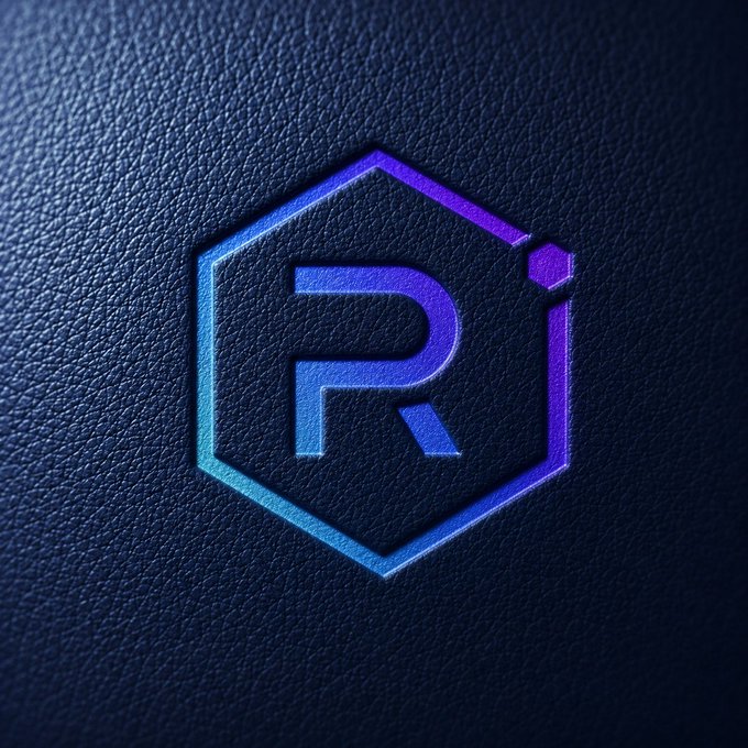 𝐴𝑡𝑖𝑛𝑒𝑠𝑡𝑟𝑜𝑙𝑚𝑎𝑡, a hexagon with blue and purple outlines, is centered against a dark blue background.