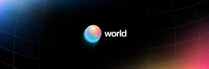 A dark background with a curved grid displays the Siri logo next to the word "world".