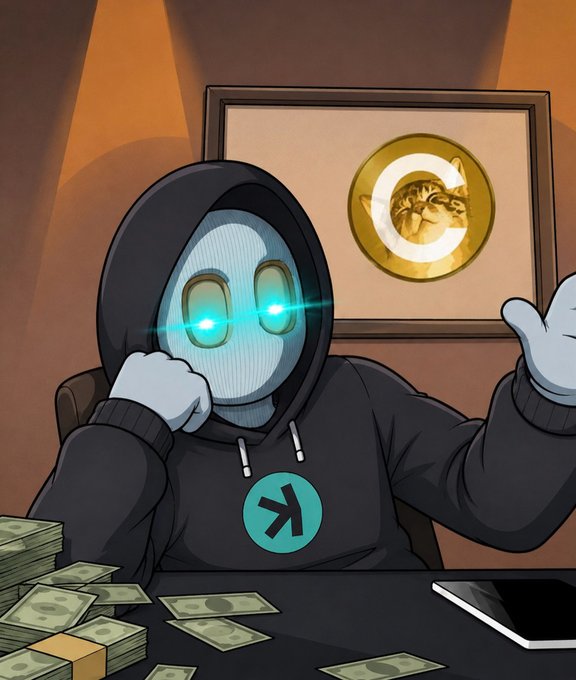 A hand wearing a silver watch holds a wooden bowl labeled "$500 $CATE" filled with US dollar bills, referencing the cryptocurrency giveaway being promoted in the accompanying tweet by @DopamineFeenFr, with logos of football clubs including Manchester City, PSG, Aston Villa, Sporting CP, Feyenoord, Galatasaray, Como, and Sabah displayed in the background.