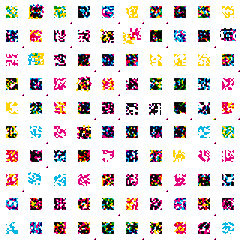 A grid of colorful, animated pixel art character sprites, likely from a video game or animation series.