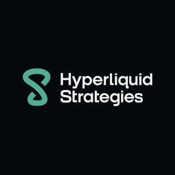 The image shows the "Hyperliquid Strategies" logo in white and mint green on a black background, representing the company referenced in the post that more than doubled its HYPE treasury to 29.3M coins while raising $647M in equity.