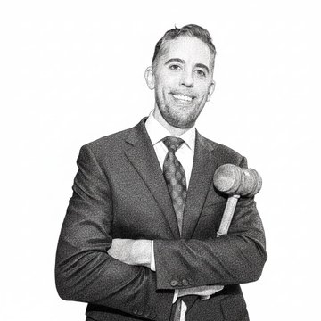 The black-and-white photo shows a smiling man in a dark suit and tie holding a gavel, likely Matt Cole, Strive CEO, whose announcement clarifies that the company won't automatically issue new $SATA shares at $100 unless market conditions normalize.