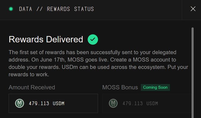 The image features a screenshot of a computer screen that displays a rewards page from an online gaming platform called MegaETH. The screen has information about the first set of delivered rewards, and a green success message indicating that the rewards have been successfully sent. The main focus is on the reward amounts received by players who participated in the campaign during the past three weeks.