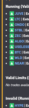 The image shows a page with several different options or features displayed within a narrow frame around the edge of the screen. Some text appears near these options, which may provide information or instructions about the available choices. The main focus seems to be on the title "Running Vali" and an overlay that reads "No trades currently available". This suggests that some trading or investing activities have not yet been started or completed, but there are other options available for users to explore as well.