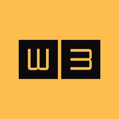 The image features a logo for an online bank that prominently displays the letter "W" accompanied by three squares, each representing a different aspect of the bank's operations. The first square shows "W" written twice, symbolizing strength or reliability. The second square contains a dollar sign, indicating that it is related to financial services. Lastly, the third square showcases an avalanche graphic, which represents speed and scale in the context of the bank's operations within the real economy.