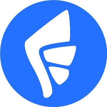 A blue circular logo featuring a stylized white "F" with a horn-like protrusion, representing Featherlend. The image visually represents the Featherlend brand referenced in the post about their Brazilian Real lending infrastructure launch on Polygon with Morpho.