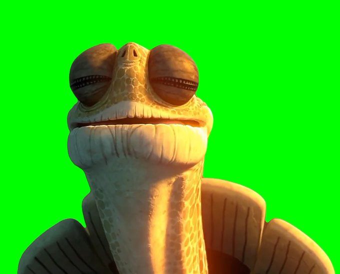 The image features a cartoon turtle with big eyes, open mouth, and a large nose, giving it a friendly and approachable appearance. The turtle is sitting against a green background, which contrasts nicely with its yellow color. There are no other objects or texts in the image, making it a simple yet engaging visual.