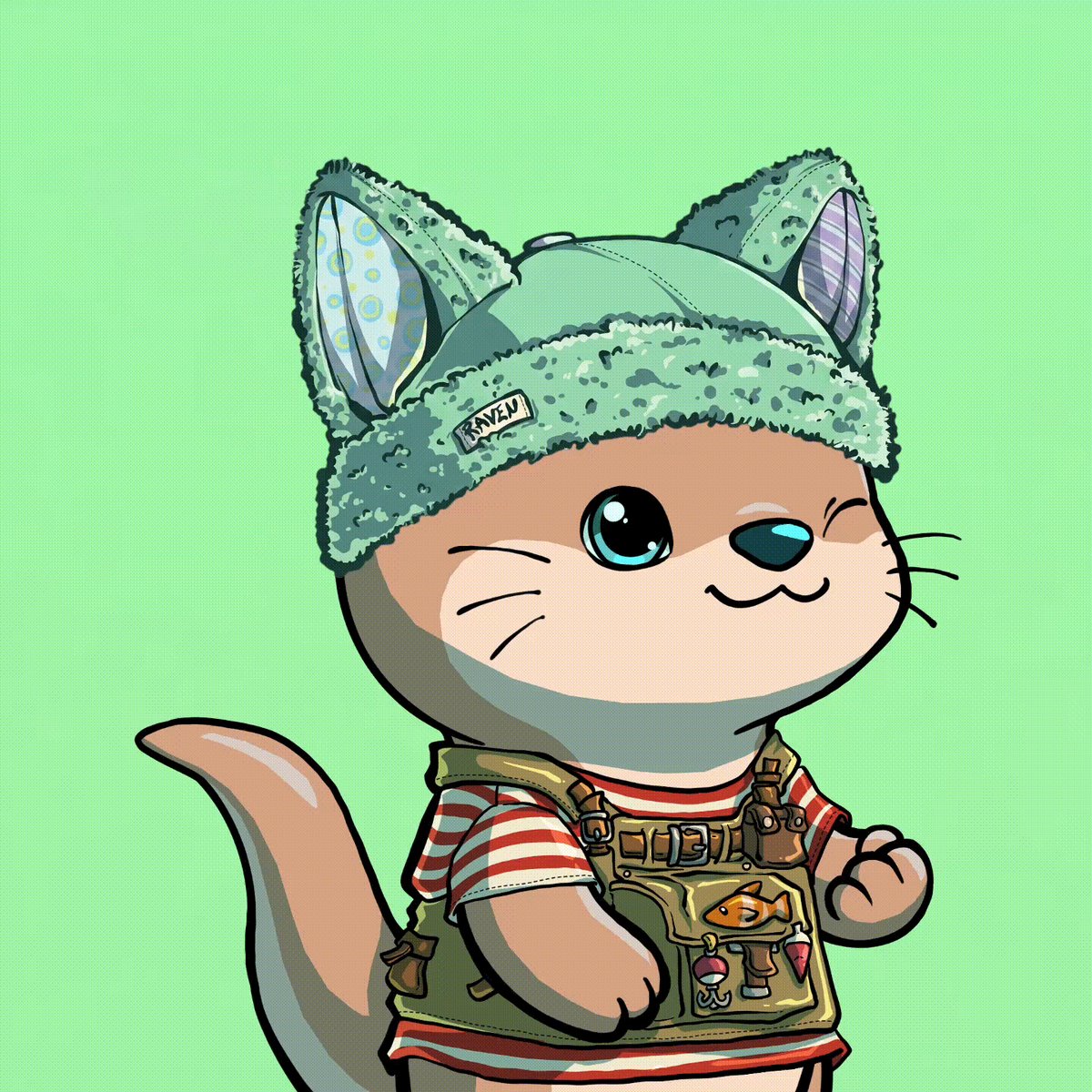 "Lost Otters" is a 1,333-piece NFT collection featuring fully hand-drawn common, rare, and epic otters, alongside 10 AI-assisted legendary characters, including Mint phases that proceed as follows: ➤ Phase 1: Team ➤ Phase 2: Abstract Creator GTD WL