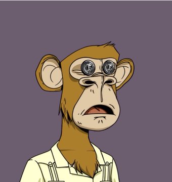 A cartoon drawing of a monkey wearing glasses and a light-colored shirt against a gray background.