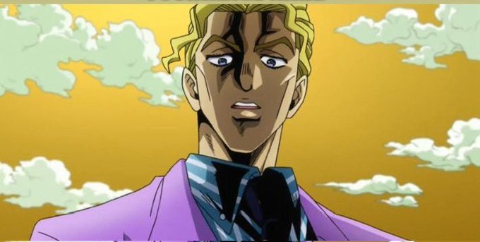 An anime character with blond hair and a shocked expression, wearing a purple jacket over a striped shirt, stands against a yellow sky with clouds, his stunned look mirroring the post's alarm at the 200+ hacks exposing private data despite decentralized ideals.