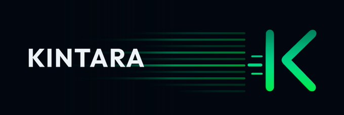 A dark logo for 'KINTARA' with green horizontal lines forming a stylized 'K' symbol to the right of the text.