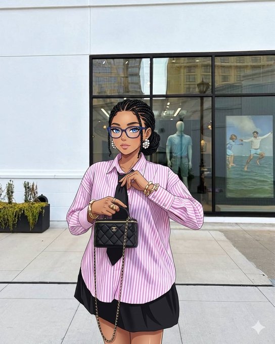 The image features a woman wearing glasses and holding a black purse while standing outside of a building. The background includes a store window, which could be a clothing store or another type of retail establishment. The image also contains text that reads "So @CNPYNetwork campaign is starting today Most projects dream of becoming their own chain. CNPYNetwork makes that journey easier. Start with shared security, scale with confidence, and grow into a sovereign blockchain when you're ready."