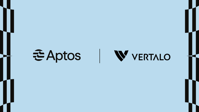 The image features two logos side by side against a blue background with black and white checkered borders. The logo of Apatos is positioned above the logo of Vertalo. Both logos are in black, making them stand out against the light blue backdrop. The text "Focus on what is in the image" suggests that the viewer should pay attention to the details of each logo rather than just focusing on their overall appearance.
