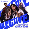 A promotional graphic for INJECTIVE with the text "INJECTIVE IS EVERYONE" at the bottom, featuring several individuals against a blue background.