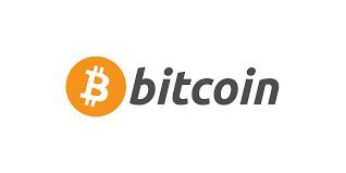The Bitcoin logo featuring the iconic orange '₿' symbol next to the word 'bitcoin' in lowercase black text on a white background.