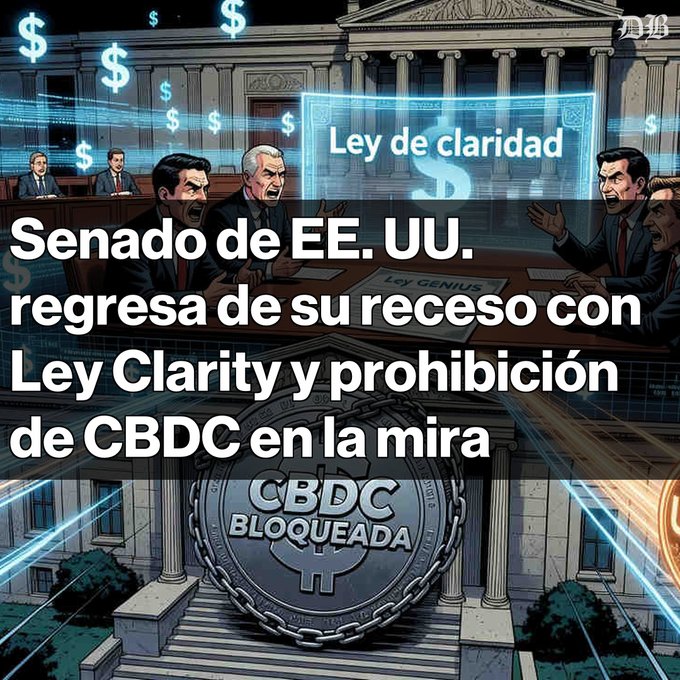 The image features a cartoon depiction of a group of men sitting around a table, with one man holding up a coin that says "CBDDC". The scene takes place inside a building, possibly an office or a meeting room. The text on the image suggests that there is a discussion about CBDC and its potential benefits for the economy.