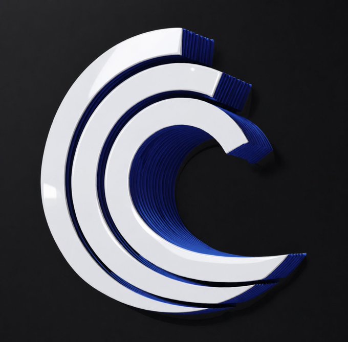The image features a logo with three blue waves stacked vertically against a black background. The logo has white lettering that reads "C". The design elements are arranged in a way that they appear to be floating or floating in mid-air, creating an illusion of movement. This design choice could symbolize the idea of continuous learning and growth, as well as adaptability and persistence in the face of challenges. The post about BitTorrent serves as a reminder for individuals to stay focused on their goals and persevere through difficult times.