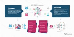 The image depicts a "Velo Web3 Framework" illustrating a problem and solution for crypto off-ramps, with the accompanying post confirming the launch of Orbit Plus IDR for direct crypto-to-Rupiah conversion in Indonesia.