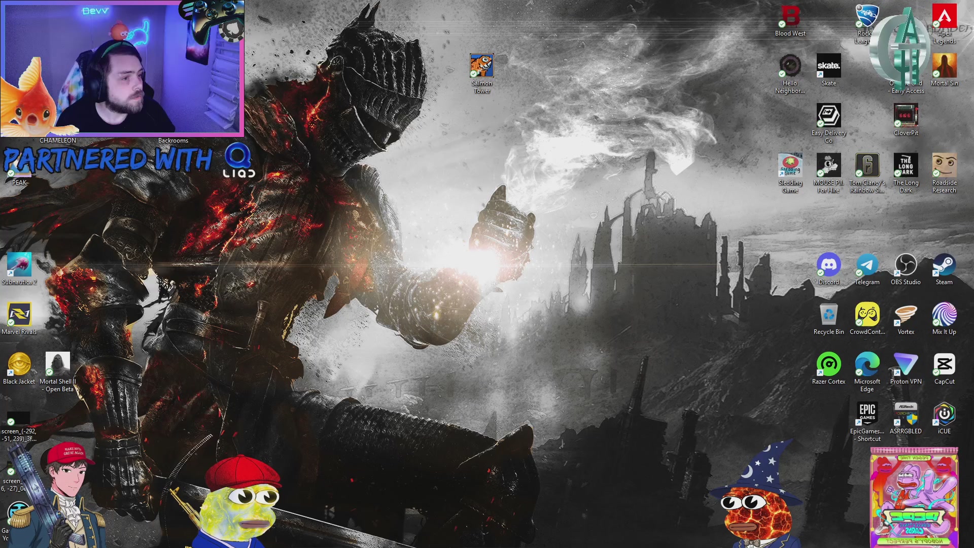 The image features a video game screen where an avatar of a medieval-looking character wielding a sword dominates the right side, surrounded by other characters from popular games such as Mortal Kombat 2. Below this player, there are two additional avatars that appear to be discussing gameplay or sharing gaming experiences with each other. Additionally, several logos and icons related to social media platforms like Instagram can also be spotted on the screen, suggesting a connection between video game enthusiasts and these online communities. The post about Mortal Kombat 2 seems to revolve around player engagement, merchandise sales, and gaming culture among different players from various backgrounds.
