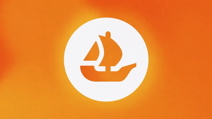 An orange and white logo depicting a sailboat inside a circle, set against a vibrant orange background.