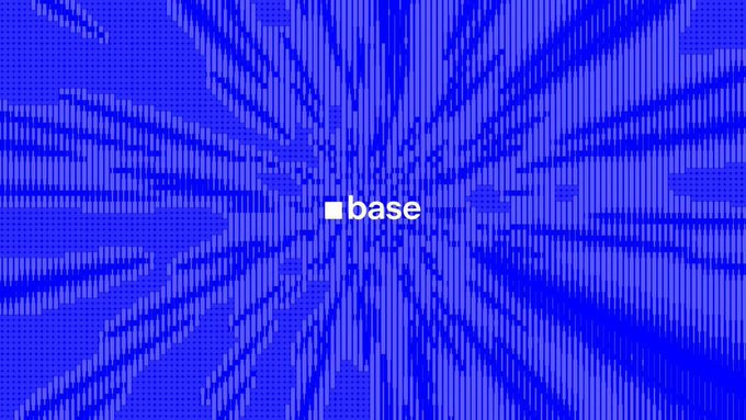 The image features a blue background with white text that reads "Base" at the top, followed by the word "Prediction" below it. The text is positioned centrally within the frame of the image. Below this, there are two lines of text that read "Prediction markets have become one of the most exciting sectors in crypto." This information suggests that the image might be related to a discussion or analysis about the current state and future potential of prediction markets in the cryptocurrency space.