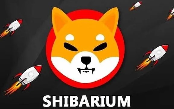 A promotional graphic featuring the Shiba Inu dog mascot logo with the word 'SHIBARIUM' below it, surrounded by cartoon rockets on a dark background.