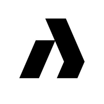The image shows the black Alpen Labs logo, featuring a stylized angular "A" design, which represents the company bringing USDC stablecoin functionality to Bitcoin holders through borrowing, lending, and trading services.