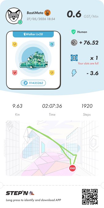 This image shows a screenshot of an app's walk log page displaying some information about steps taken, calories burned, distance traveled, and time spent walking. The app also has a leaderboard showing the number of steps taken by the users for each day of the week. Users are encouraged to participate in this challenge for ten days with no days off, and every single day's progress is displayed on the screen until the walk log post goes live. The app seems to be actively waiting for new registrations as there are some users already registered.